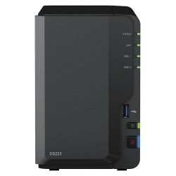 Synology DS223 | 2-zatokowy serwer NAS, ARM, 2GB RAM, 1GbE RJ-45, Tower
