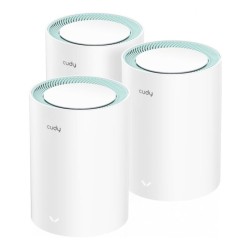 CUDY M1300(3-Pack) | Mesh, WiFi 5, 2,4GHz/5GHz, Gigabit