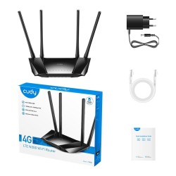 CUDY LT400_EU | router na karte SIM, Wi-Fi 4, 4G LTE | PartsPC.pl