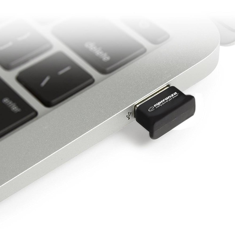 Adapter Bluetooth Esperanza EA160 USB 2,0 czarny | PartsPC.pl