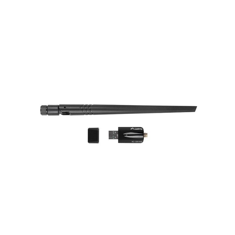 Karta sieciowa bezprzewodowa Lanberg USB 3.0 NC-1200 Dual Ba… | PartsPC.pl
