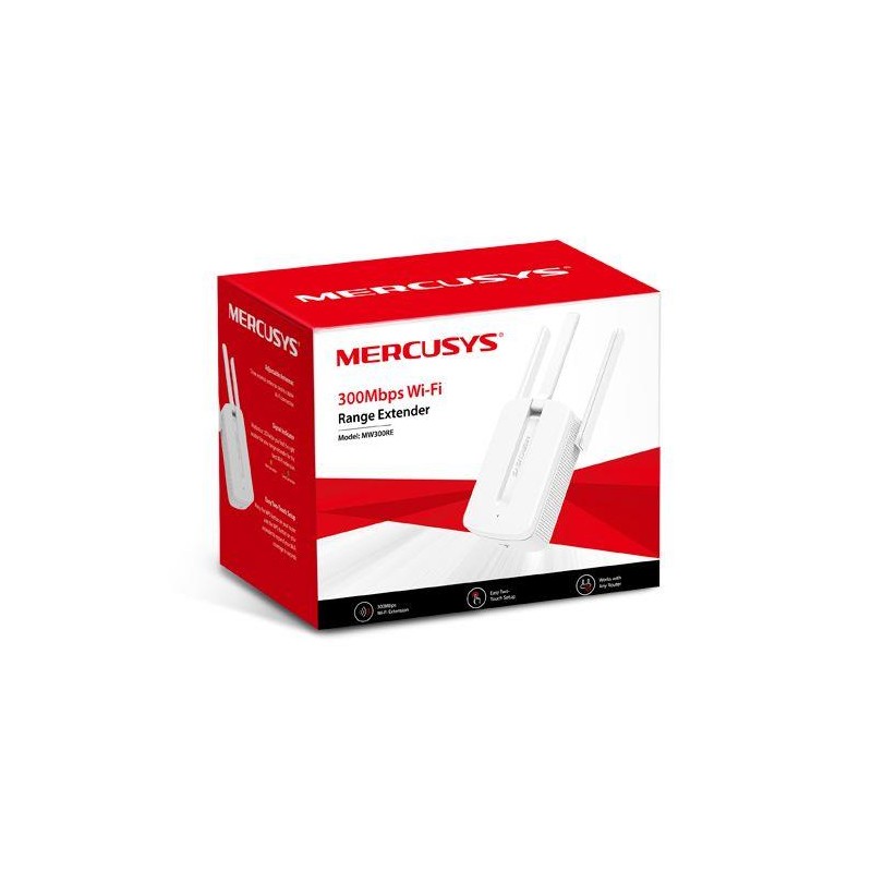 Wzmacniacz sieci bezprzewodowej Mercusys MW300RE N300 | PartsPC.pl