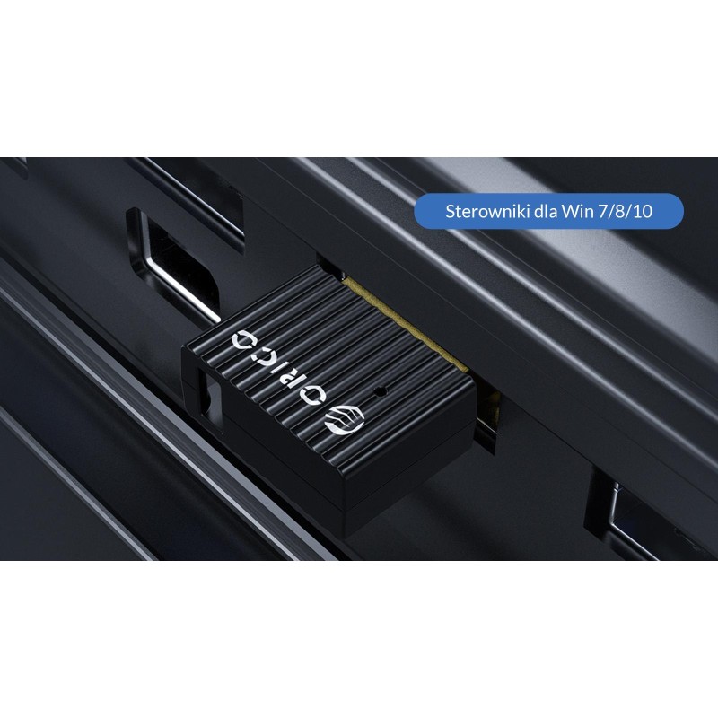 Adapter Bluetooth 5.0 Orico BTA-508-BK-BP USB-A, czarny | PartsPC.pl