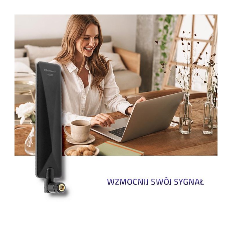 Antena 4G LTE Qoltec dookólna | 7dBi | wewnętrzna | PartsPC.pl