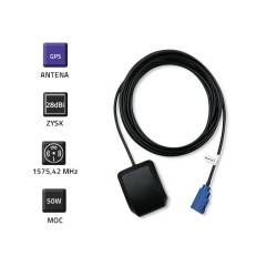 Antena GPS Qoltec 28dBi | Zewnętrzna | PartsPC.pl