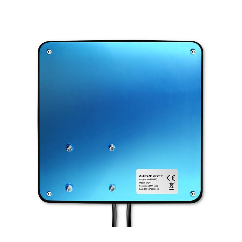 Antena 4G LTE DUAL Qoltec MIMO booster | 35dBi | 50W | 2xSMA… | PartsPC.pl