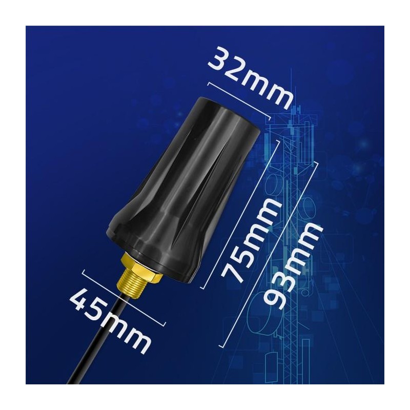 Antena 4G LTE Qoltec DUAL | 7dBi | dookólna | zewnętrzna