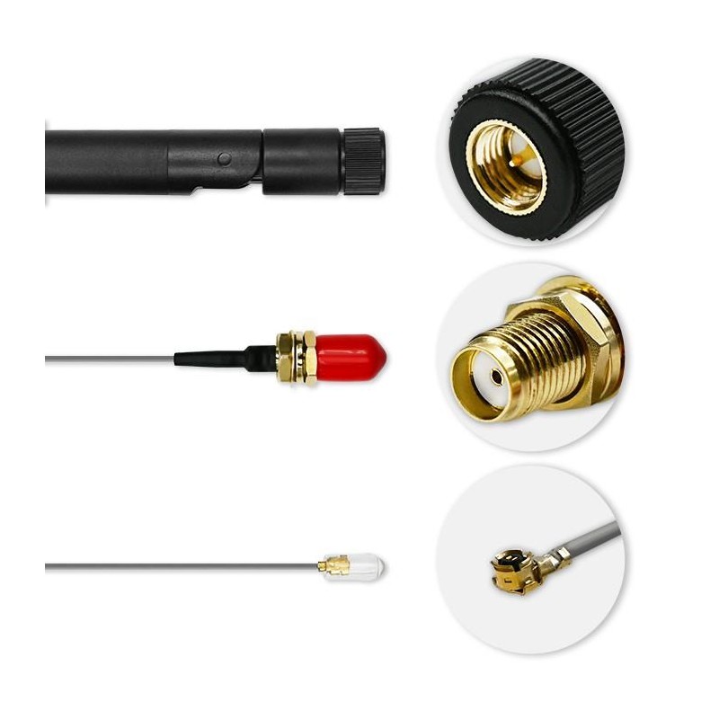 Antena Wi-Fi Qoltec 2.4/2.5GHz | 5.1/5.8GHz | 5dBi | dookóln… | PartsPC.pl