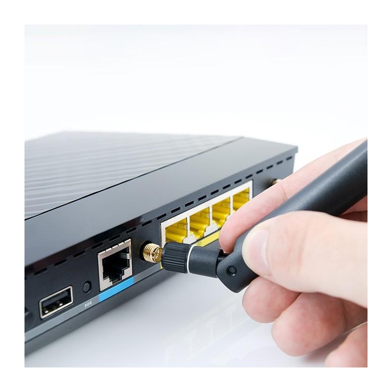 Antena Wi-Fi Qoltec 2.4/2.5GHz | 5.1/5.8GHz | 5dBi | dookóln… | PartsPC.pl