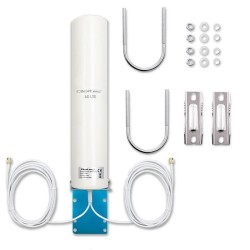 Antena 4G LTE Qoltec DUAL | 12dBi | dookólna | zewnętrzna | PartsPC.pl