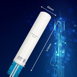 Antena 4G LTE Qoltec DUAL | 12dBi | dookólna | zewnętrzna | PartsPC.pl