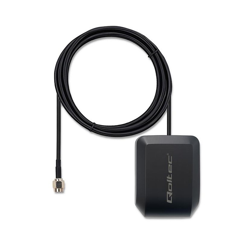 Antena GPS Qoltec GLONASS z podstawą magnetyczną | dookólna … | PartsPC.pl