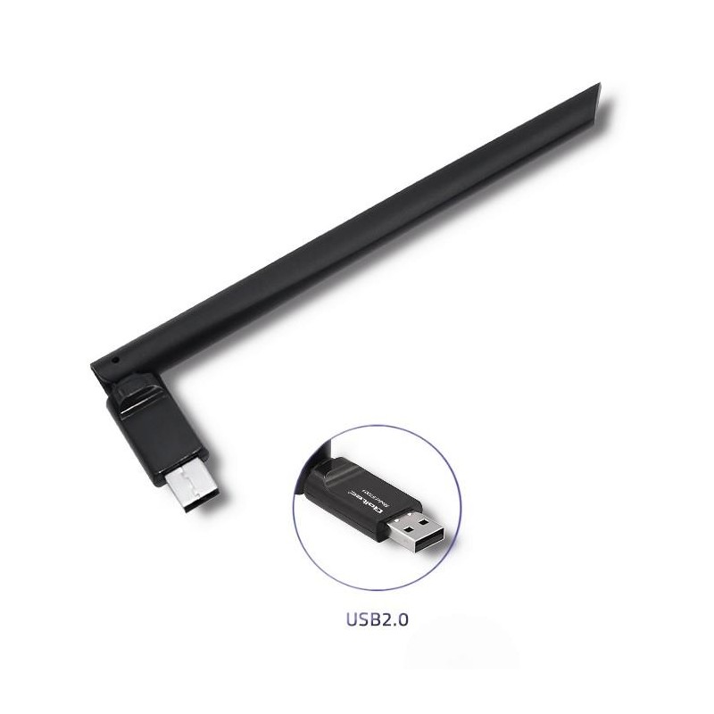 Adapter Qoltec Wi-Fi USB z anteną, bezprzewodowy | PartsPC.pl