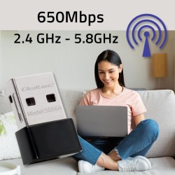 Adapter Qoltec Wi-Fi USB ultraszybki, bezprzewodowy mini | s… | PartsPC.pl