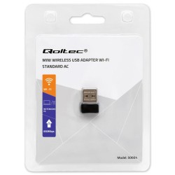 Adapter Qoltec Wi-Fi USB ultraszybki, bezprzewodowy mini | s… | PartsPC.pl
