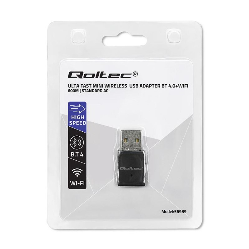 Qoltec Adapter bezprzewodowy Ultra szybki mini WiFi Standard… | PartsPC.pl