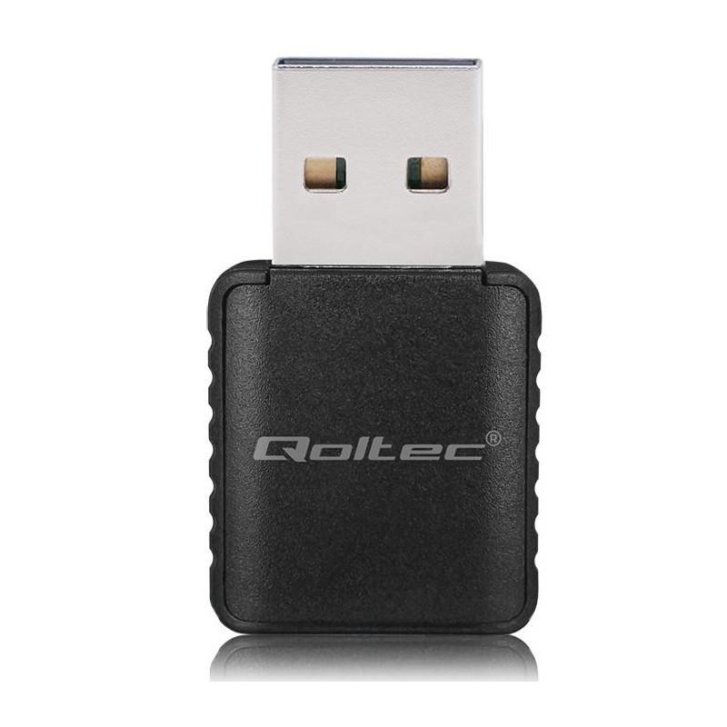 Qoltec Adapter bezprzewodowy Ultra szybki DUAL mini WiFi 2 x… | PartsPC.pl