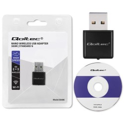 Karta sieciowa Qoltec Bezprzewodowy Ultra szybki mini adapte… | PartsPC.pl