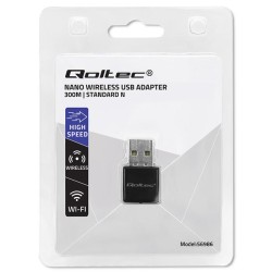 Karta sieciowa Qoltec Bezprzewodowy Ultra szybki mini adapte… | PartsPC.pl
