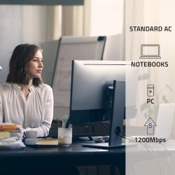 Karta sieciowa Qoltec Bezprzewodowy Adapter USB DUAL WiFi 2 … | PartsPC.pl