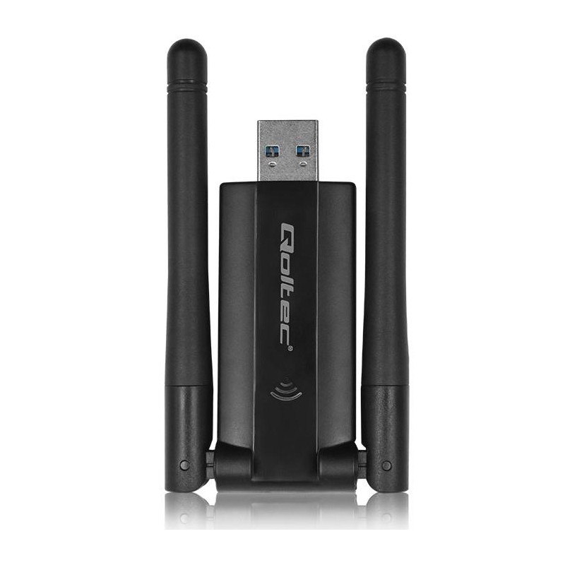 Karta sieciowa Qoltec Bezprzewodowy Adapter USB DUAL WiFi 2 … | PartsPC.pl