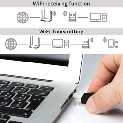 Adapter Wi-Fi Qoltec Bezprzewodowy | Standard AX | Bluetooth… | PartsPC.pl