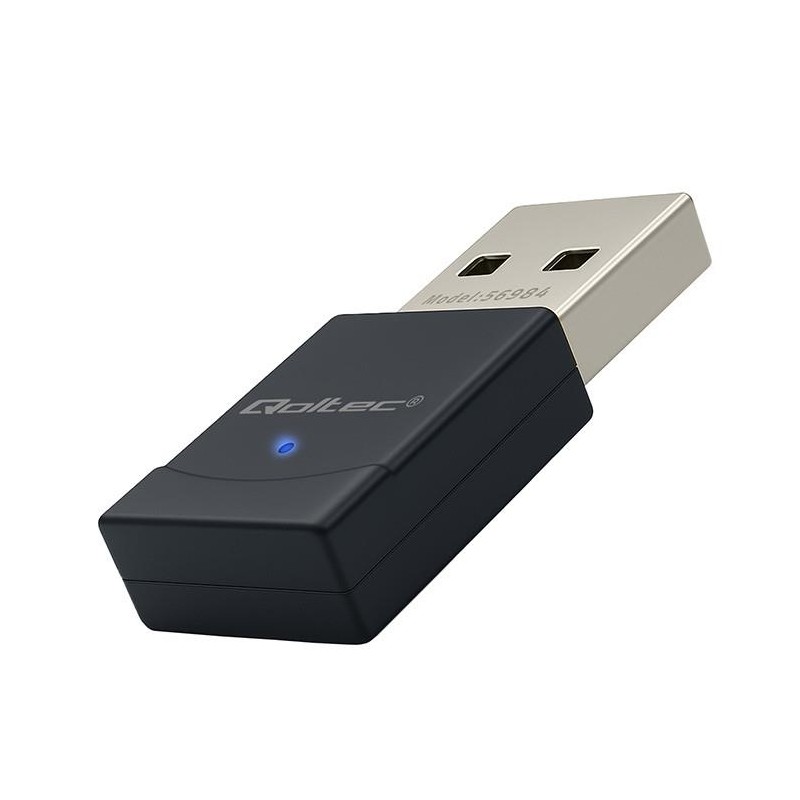 Adapter Wi-Fi Qoltec Bezprzewodowy | Standard AX | Bluetooth… | PartsPC.pl