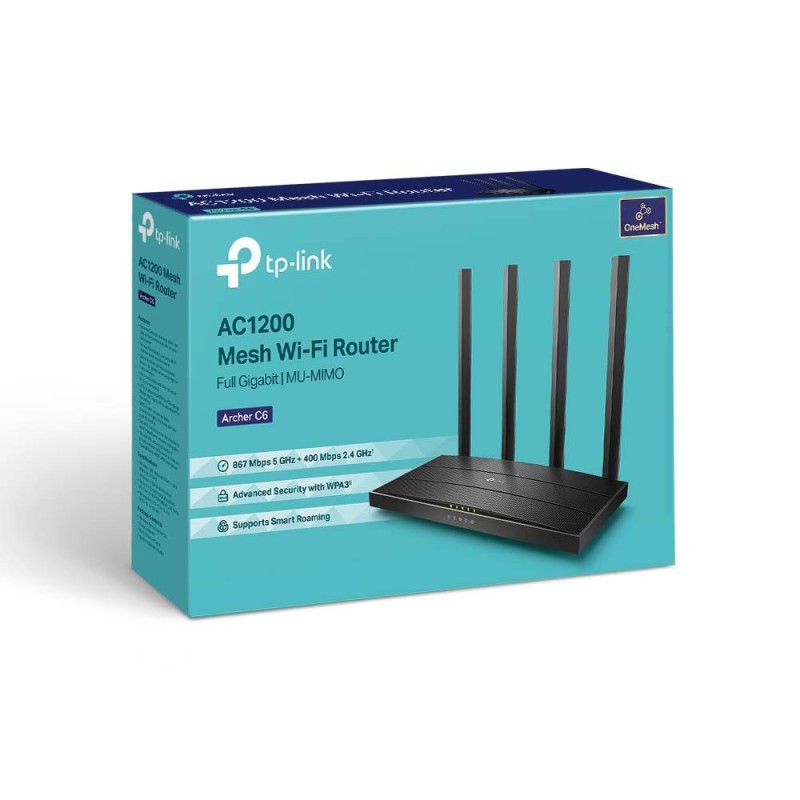 Router TP-Link Archer C6 V4 Wi-Fi AC1200 MU-MIMO 1xWAN 4xLAN… | PartsPC.pl