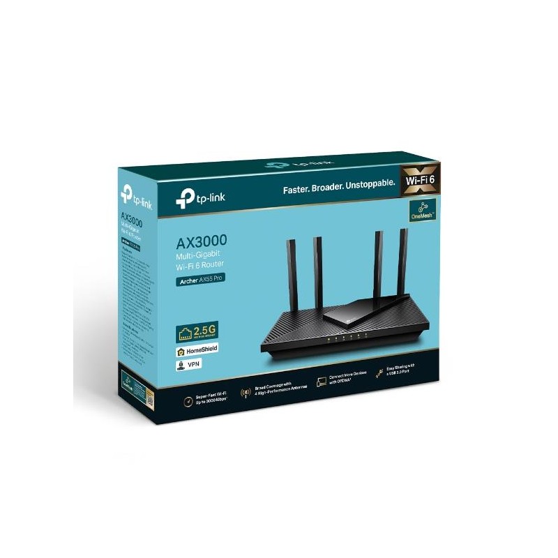 Router TP-Link Archer AX55 Pro Wi-Fi 6 AX3000 2xWAN/LAN 3xLA… | PartsPC.pl