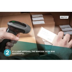 Czytnik kodów kreskowych DIGITUS przewodowy USB-RJ45 2m, 1D,… | PartsPC.pl