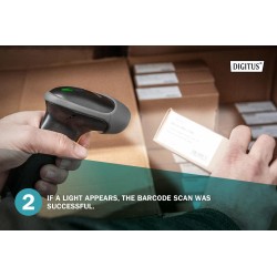 Czytnik kodów kreskowych DIGITUS przewodowy USB-RJ45 2m, 1D … | PartsPC.pl