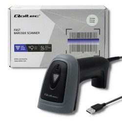 Czytnik kodów kreskowych Qoltec | 1D i 2D | USB