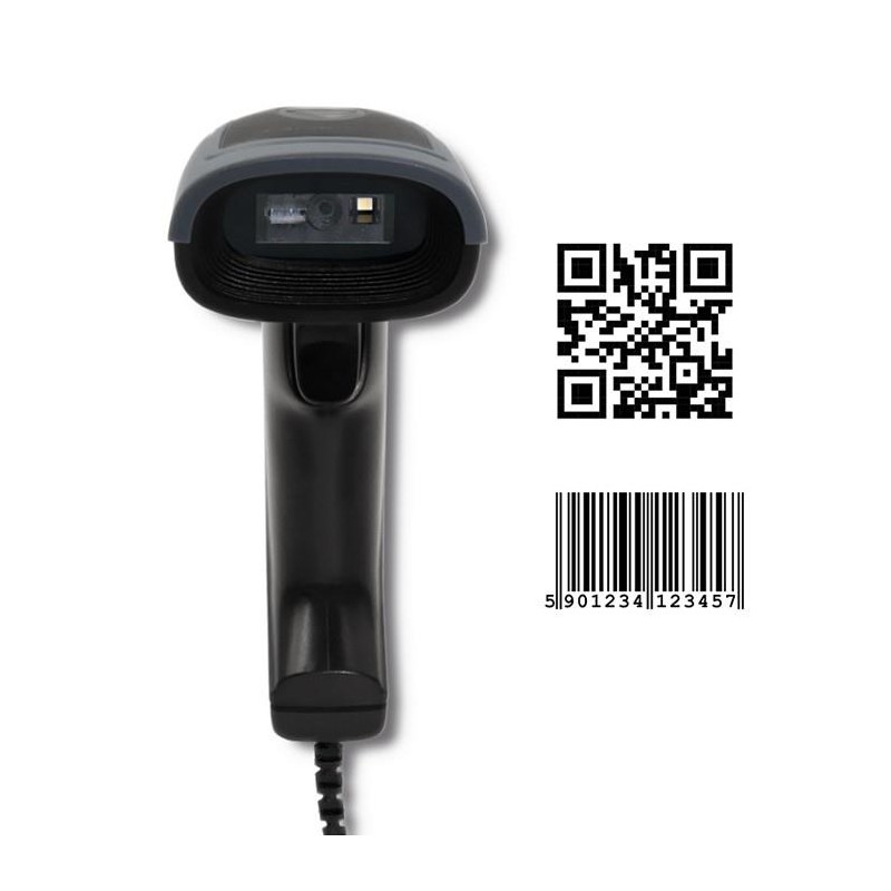 Czytnik kodów kreskowych Qoltec | 1D i 2D | USB
