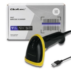 Czytnik kodów kreskowych Qoltec | 1D | 2D | USB | PartsPC.pl