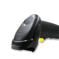 Czytnik kodów kreskowych Qoltec laserowy 1D | USB | Czarny