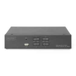 Przełącznik KVM DIGITUS 4 portowy HDMI, 4K 30Hz | PartsPC.pl