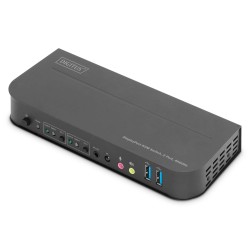 Przełącznik KVM DIGITUS 2 portowy DisplayPort do 1 port DP/H… | PartsPC.pl