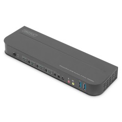 Przełącznik KVM DIGITUS 4 portowy DisplayPort do 1 port DP/H… | PartsPC.pl