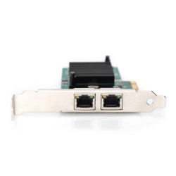 Karta sieciowa DIGITUS przewodowa PCI Express 2x RJ45 Gigabi… | PartsPC.pl