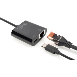 Karta sieciowa DIGITUS przewodowa USB 3.0 Typ C do RJ45 Giga… | PartsPC.pl