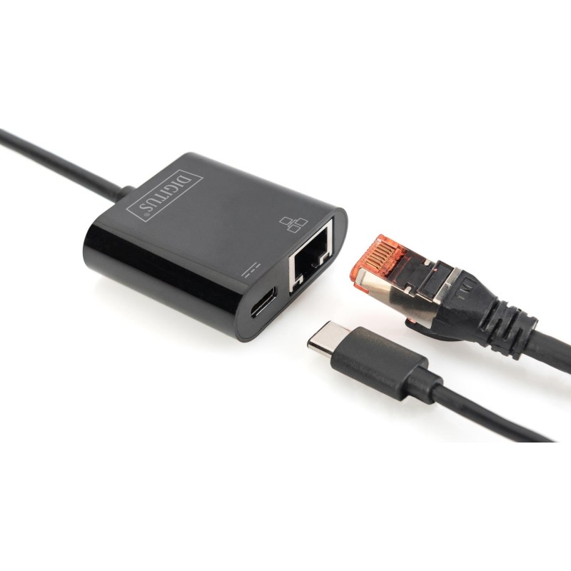 Karta sieciowa DIGITUS przewodowa USB 3.0 Typ C do RJ45 Giga… | PartsPC.pl