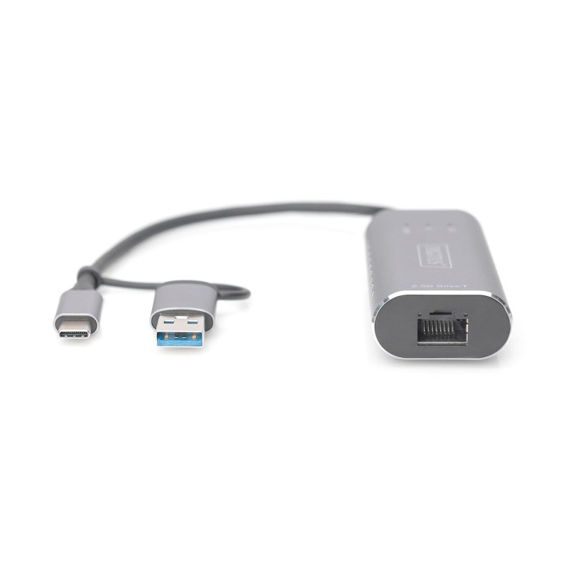 Karta sieciowa DIGITUS przewodowa USB 3.1 Typ C + USB A do 1… | PartsPC.pl