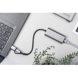 Karta sieciowa DIGITUS przewodowa USB 3.1 Typ C + USB A do 1… | PartsPC.pl