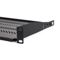 Półka DIGITUS 19" 1U 250mm (RAL 9005) | PartsPC.pl