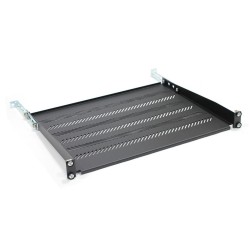 Półka DIGITUS 19" 1U 350mm (RAL 9005 ) z podporą | PartsPC.pl