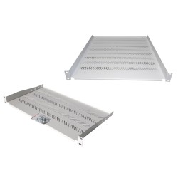 Półka DIGITUS 19" 1U 450mm (RAL 7035) z podporą | PartsPC.pl