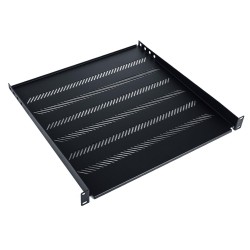 Półka DIGITUS 19" 1U 450mm (RAL 9005) z podporą | PartsPC.pl