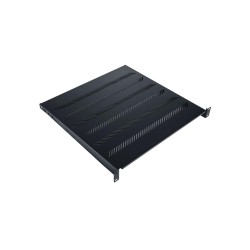 Półka DIGITUS 19" 1U 450mm (RAL 9005) z podporą | PartsPC.pl
