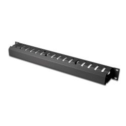 Organizator kablowy DIGITUS 19" 1U 40/70 (RAL 9005) | PartsPC.pl