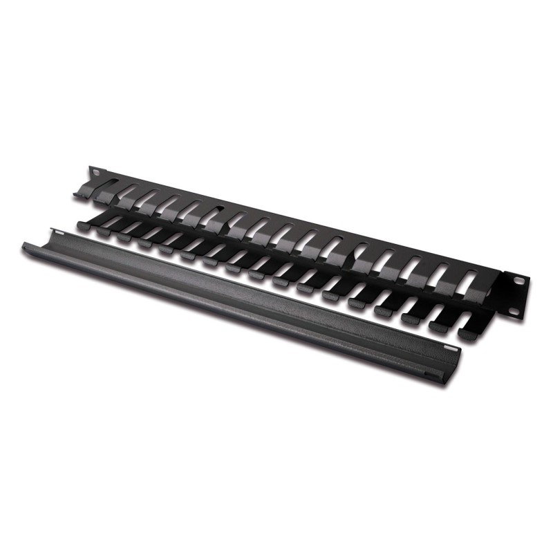 Organizator kablowy DIGITUS 19" 1U 40/70 (RAL 9005) | PartsPC.pl